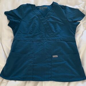 Grey's Anatomy Women's Blue Short Sleeve Top